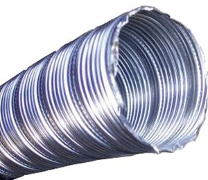 TSA50 Tube métallique Ø 50 pour gaz d?échappement. Longueur standard: 1 m