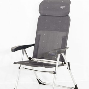 Chaise pliante Crespo Compact extra plate alu anthracite