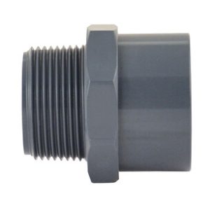 Raccord de tuyau droit AG 1 1/4’’ DIN40 Raccord vissé 50/40 mm 1 1/4’’  avec joint torique