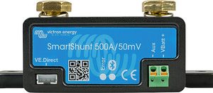 Shunt Victron Smartshunt 500 A / 50 mV, 6,5 - 70 VDC Bluetooth