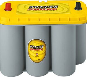 Power Set plus pour plus d‘autonomie avec kit Power GV 9913952 + batterie Optima Yellow Top 9952552