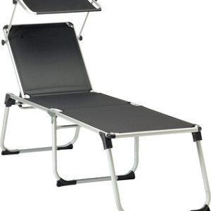 Chaise longue Isabella gris foncé
