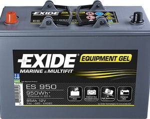 Batterie Exide Équipement Gel ES 2400