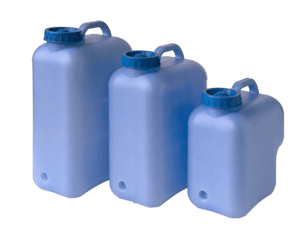 Bidon avec poignée de service CARYSAN® 15 l 28,5 x 41,5 x 17 cm couleur bleue
