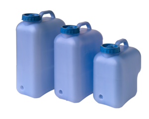 Bidon avec poignée de service CARYSAN® 18 l 28,5 x 46,5 x 17 cm couleur bleue