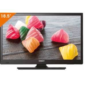 Téléviseur TV 19 pouces DVB-T2 noir