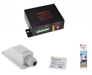 Accessoires solaires - Régulateur solaire, kit de collage et traversée de toit