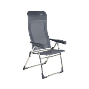 Chaise pliante CRESPO 64 x 119 x 64 cm VE5 gris