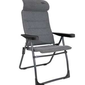 Chaise à haut dossier CRESPO Tex-Supreme 64 x 119 x 64 cm gris