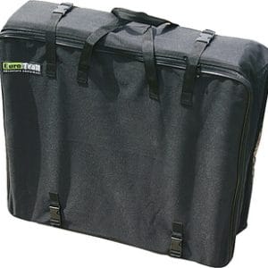 Sac de tapis de tente noir 65x55x20 cm
