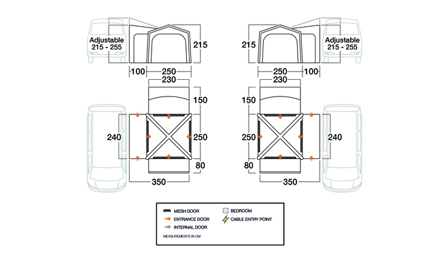 Auvent fourgon Vango modulaire Versos Air – Image 5