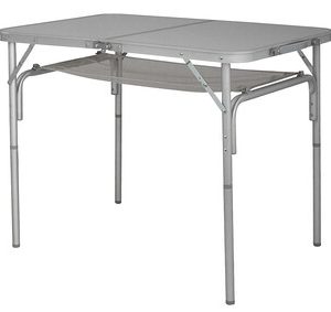 Table Eurotrail Monnai alu-gris avec support à filet