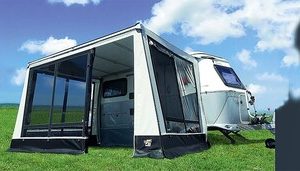Parois lat. Wigo Rolli Touring pour Triton, Troll 250 x 200 cm, gris foncé/clair