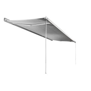 Wandmarkise Thule Omnistor 8000 403 x 275 cm Tuch Fb. Saphir Blau Gehäuse Fb. silber