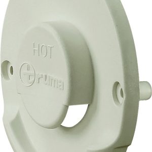 Partie ext. cheminée ZR 80, blanc crème