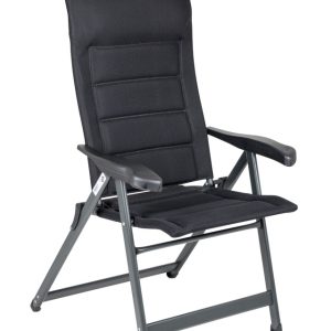 Fauteuil pliable CRESPO Air Deluxe spécial sans appui-tête Noir