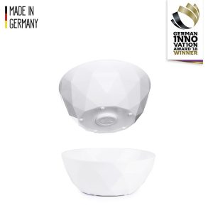 Super-Magnet-Bowl silwy lot de 2, coul. blanc