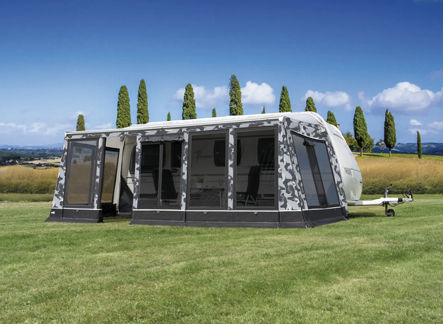 Paroi latérale WIGO Rolli Plus MODUL- Camou Profondeur 250 cm