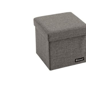 Boîte de rangement et tabouret Outwell Cornillon M gris chiné
