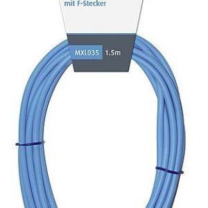 Câble coaxial avec fiche F 1,5 m