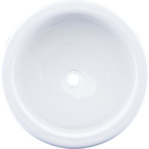 Mini-vasque encastrable ronde Ø 230 mm blanc - brillant