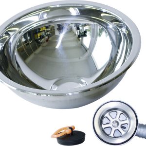 Vasque encastrable ronde Inox Ø 260 mm