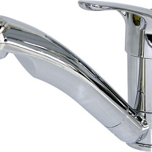 Mitigeur mono-levier Reich Kama avec raccords flexibles chromé Perforation 33 mm