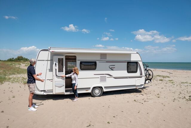 Kit store de toit F80 S adaptable sur Fiat Ducato toile gris royal boîtier blanc polaire – Image 10