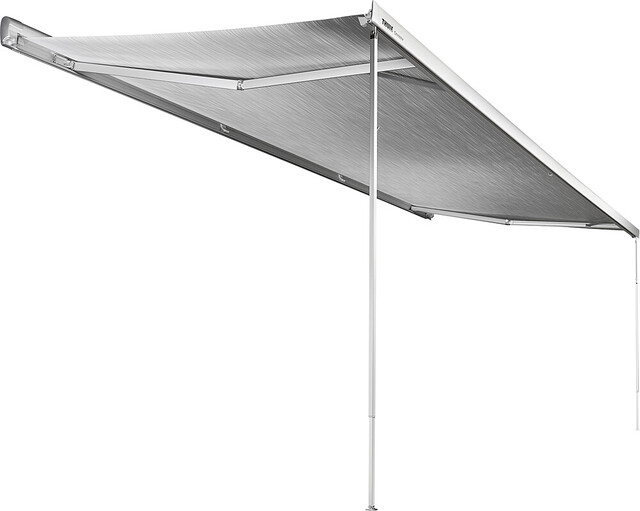 Store mural THULE Omnistor 8000 400 x 275 cm Toile mystic grey Boîtier blanc, avec moteur – Image 4