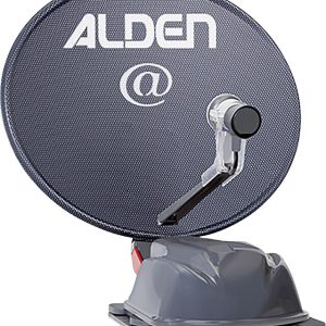 Antenne satellite auto Alden AS2 60 Platinium avec S.S.C. Module de contrôle HD LED TV Smartwide 19 pouces