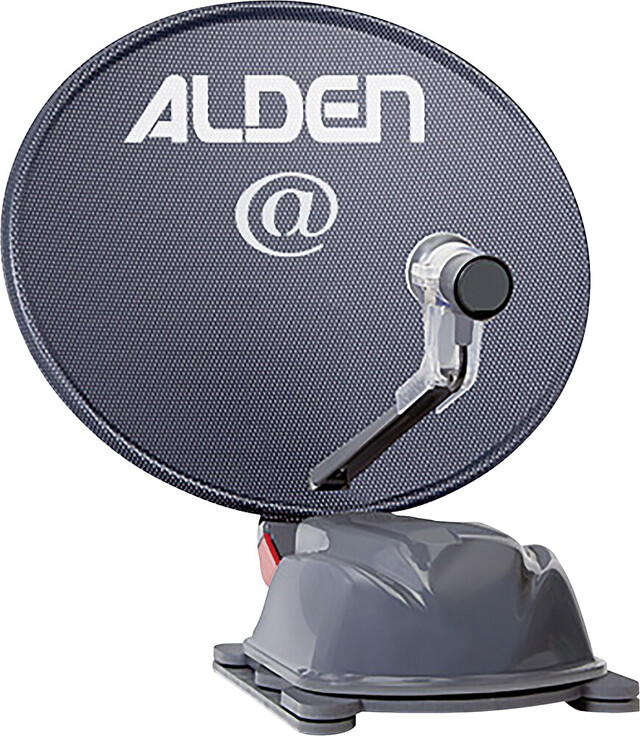 Antenne satellite auto Alden AS2 60 Platinium avec S.S.C. Module de contrôle HD LED TV Smartwide 19 pouces