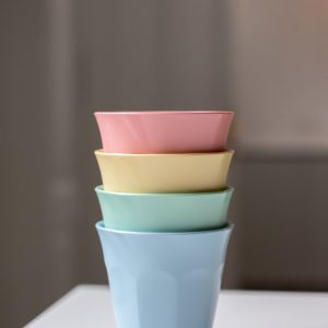 Gobelets koziol NORA S 4er-Set 150 ml, couleurs sweet blue/green/pink/yellow