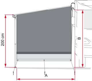 Paroi latérale FIAMMA Side Caravanstore bloc – Image 2