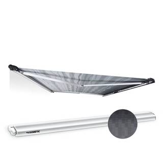 Store de toit DOMETIC PerfectRoof PR 2000 260 x 200 cm Toile col. horizon grey Cadre coloris blanc – Image 2