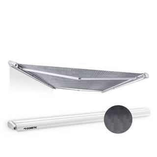Store de toit DOMETIC PerfectRoof PR 2500 350 x Toile col. horizon grey, Cadre Cadre col. blanc, moteur 12 V – Image 2